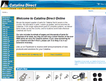 Tablet Screenshot of catalinadirect.com